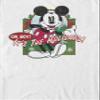 Disney Men's Characters Vintage Holiday Mickey T-Shirt, White, X-Large view 2