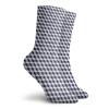 GULTMEE Fashion Compression Socks,Abstract Cube Shape Striped Geometric Three Dimension Pattern Squares And Lines,Performance Polyester Cushioned Athletic Crew Socks for Running,Athletic, -12 inch view 2