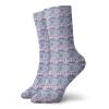 GULTMEE Funny Compression Socks Women and Men,Happy Colorful Bohemian Ornaments With Creative Circles Spots And Triangles,Best for Circulation,Running,Athletic,Nurse,Travel, -12 inch view 1