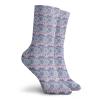 GULTMEE Funny Compression Socks Women and Men,Happy Colorful Bohemian Ornaments With Creative Circles Spots And Triangles,Best for Circulation,Running,Athletic,Nurse,Travel, -12 inch view 2