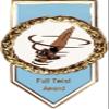 Snowflake Designs Full Twist Gymnastics Award Pin - #1302 view 1