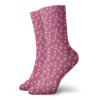 GULTMEE Cookie Funky Colorful Cushion Sport Socks,Macaroons With Cream In Between Floating,Athletic Cushioned Running Performance Crew Socks For Men/Women,Pale Fuchsia Dried Rose Pale Pink -12 inch view 1