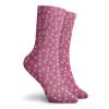 GULTMEE Cookie Funky Colorful Cushion Sport Socks,Macaroons With Cream In Between Floating,Athletic Cushioned Running Performance Crew Socks For Men/Women,Pale Fuchsia Dried Rose Pale Pink -12 inch view 2