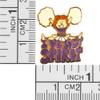 Snowflake Designs Purple I've Got Spirit Cheerleading Pin #170 view 2