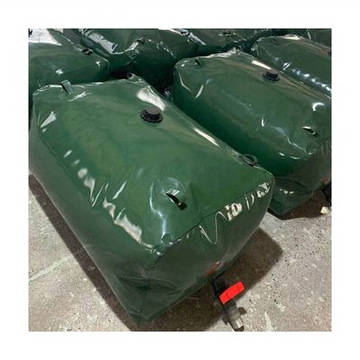 GDMING Collapsible Water Container, Portable PVC Weather Resistant Water Storage Bag for Outdoor Outdoor Camping, Hiking, Self-Driving, Customizable (Color : Green, Size : 4000L/2x2x1m)