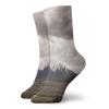 Kansas Funny Compression Socks Women and Men,Clouds And Snow Capped Mountains In Colorado Dramatic Sky Overcast Gloomy Weather,Best for Circulation,Running,Athletic,Nurse,Travel,Multicolor -12 inch view 1