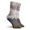 Kansas Funny Compression Socks Women and Men,Clouds And Snow Capped Mountains In Colorado Dramatic Sky Overcast Gloomy Weather,Best for Circulation,Running,Athletic,Nurse,Travel,Multicolor -12 inch view 2