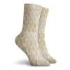 GULTMEE Funky Colorful Cushion Sport Socks,Cocoa Beans Earth Tones Artistic Harvest Nature Farm Agriculture Illustration,Athletic Cushioned Running Performance Crew Socks For Men/Women, -12 inch view 2