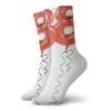 GULTMEE Fashion Compression Socks,Red Balloon Number Cheerful Party Elements Aging Design,Performance Polyester Cushioned Athletic Crew Socks for Running,Athletic, -12 inch view 1
