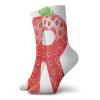GULTMEE Funny Compression Socks Women and Men,Food Elements In Such A Way Resembling Capital R Summer Season Food,Best for Circulation,Running,Athletic,Nurse,Travel, -12 inch view 1