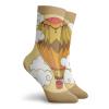 GULTMEE Fashion Compression Socks,Hot Air Balloon In The Sky Dreamy Clouds Fantasy Surreal Retro Adventure,Performance Polyester Cushioned Athletic Crew Socks for Running,Athletic, -12 inch view 2