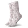 GULTMEE Hearts Fashion Compression Socks,Abstract Heart Shape Of Love Adoration Watercolor Valentines Dayd,Performance Polyester Cushioned Athletic Crew Socks for Running,Athletic,Ruby White -12 inch view 1