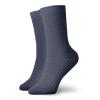 Dark Blue Fashion Compression Socks,Simple Small Color Dots On Dark Blue Background Retro Style,Performance Polyester Cushioned Athletic Crew Socks for Running,Athletic,Pale Blue Dark Blue -12 inch view 1