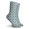 Polar Bear Funny Compression Socks Women and Men,Merry Xmas And Happy New Year Theme Presents Trees And Hearts,Best for Circulation,Running,Athletic,Nurse,Travel,Pale Blue Coral And Black -12 inch view 2