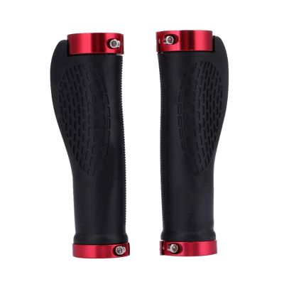 Bicycle Accessories Bicycle Handlebar Grips Skid-Proof MTB Road Cycling Hand Rest Rubber Lock On Bicycle Handlebars Grips Casing Sheath Cycling Part Bike Parts (Color : Red, Size : B)