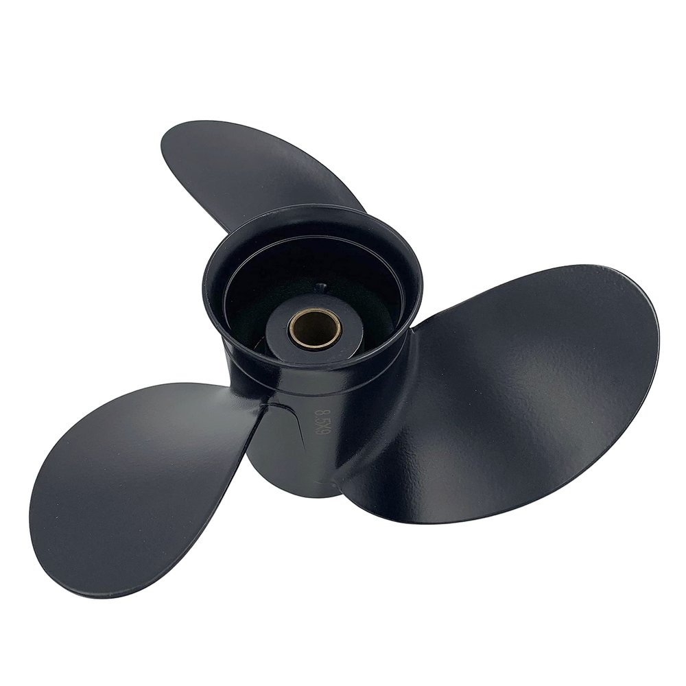 Yoofosun Outboard Propeller 8.9x8.5 OEM NO:3B2W64517-1 Aluminum Prop Fit for Tohatsu Engine 9.8HP-18HP 14 Tooth 3 Blades RH