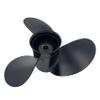 Yoofosun Outboard Propeller 8.9x8.5 OEM NO:3B2W64517-1 Aluminum Prop Fit for Tohatsu Engine 9.8HP-18HP 14 Tooth 3 Blades RH view 1