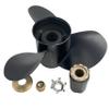 Yoofosun Outboard Propeller 13 3/4x15 OEM NO:48-77342A45 Aluminum Prop Fit for Mercury Engine 60HP-125HP 15 Tooth 3 Blades RH 13.75x15 view 2