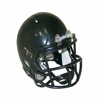 Black Blank Riddell Revolution Speed Mini Football Helmet (Decorative Mini Helmet - NOT Wearable - Does NOT FIT Any Human Head)