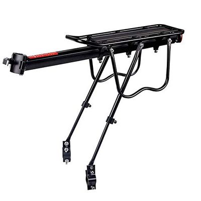 Bicycle Accessories Bicycle Luggage Carrier Cargo Rear Rack Shelf Cycling Seatpost Bag Holder Stand for 20-29 inch Bikes with Install Tools Bike Parts (Color : Screw Mount)