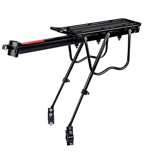 Bicycle Accessories Bicycle Luggage Carrier Cargo Rear Rack Shelf Cycling Seatpost Bag Holder Stand for 20-29 inch Bikes with Install Tools Bike Parts (Color : Screw Mount)