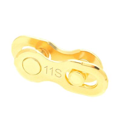Bicycle Accessories 6/7/8/9/10/11/12 Speed Bicycle Chain Connector Lock Quick Link Road Bike Buckle Master Bicycle Joint Cycling Parts Bike Parts (Color : 11s Gold)