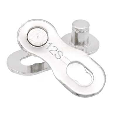 Bicycle Accessories 6/7/8/9/10/11/12 Speed Bicycle Chain Connector Lock Quick Link Road Bike Buckle Master Bicycle Joint Cycling Parts Bike Parts (Color : 12s Silver)