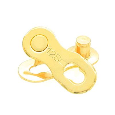 Bicycle Accessories 6/7/8/9/10/11/12 Speed Bicycle Chain Connector Lock Quick Link Road Bike Buckle Master Bicycle Joint Cycling Parts Bike Parts (Color : 12s Gold)
