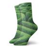 GULTMEE Garden Fashion Compression Socks,Green Plant Maze Growth Ecology And,Performance Polyester Cushioned Athletic Crew Socks for Running,Athletic,Green -12 inch view 1