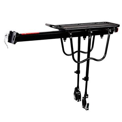 Bicycle Accessories Bicycle Luggage Carrier Cargo Rear Rack Shelf Cycling Seatpost Bag Holder Stand for 20-29 inch Bikes with Install Tools Bike Parts (Color : Quick Mount)
