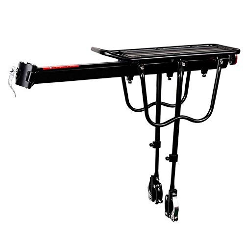 Bicycle Accessories Bicycle Luggage Carrier Cargo Rear Rack Shelf Cycling Seatpost Bag Holder Stand for 20-29 inch Bikes with Install Tools Bike Parts (Color : Quick Mount)