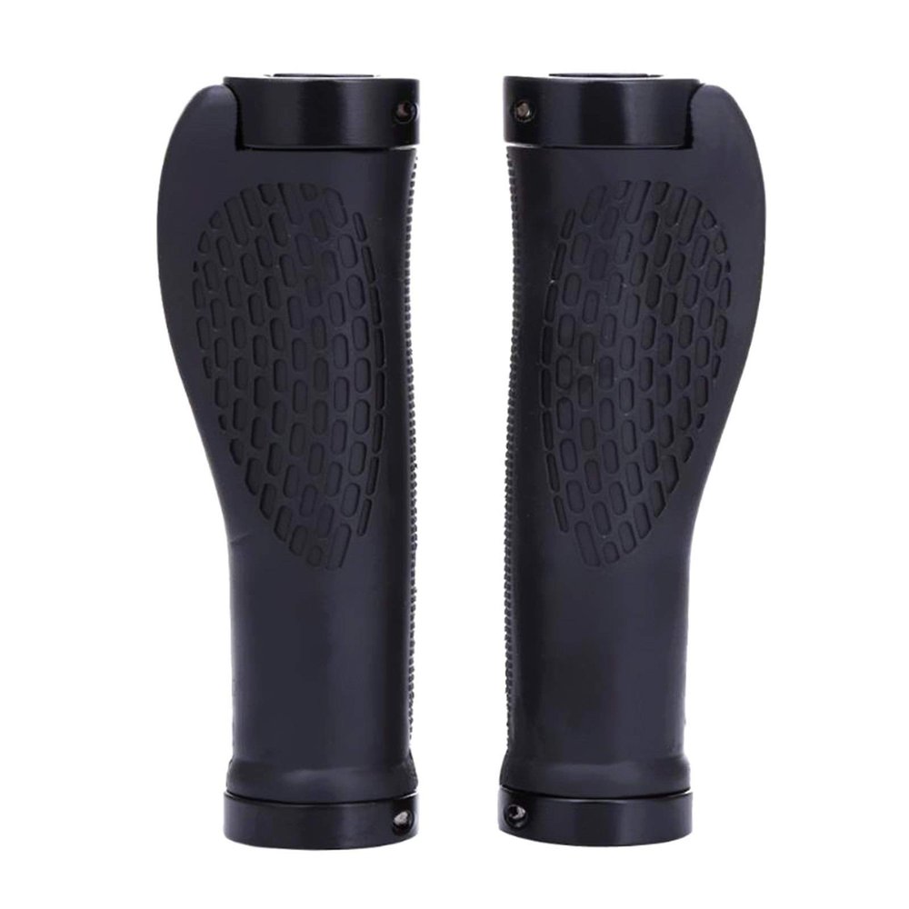 Bicycle Accessories Bicycle Handlebar Grips Skid-Proof MTB Road Cycling Hand Rest Rubber Lock On Bicycle Handlebars Grips Casing Sheath Cycling Part Bike Parts (Color : Black, Size : B)