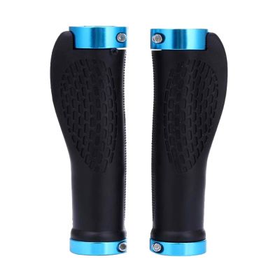 Bicycle Accessories Bicycle Handlebar Grips Skid-Proof MTB Road Cycling Hand Rest Rubber Lock On Bicycle Handlebars Grips Casing Sheath Cycling Part Bike Parts (Color : Blue, Size : B)