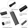 KOMCLUB Telescoping Tent Poles Tarp Poles 5-Section Adjustable Aluminum Rods for Tent Fly and Tarps Lightweight Replacement Adjustable Tent Poles for Outdoor Sport Camping 78Inch(Black) view 3