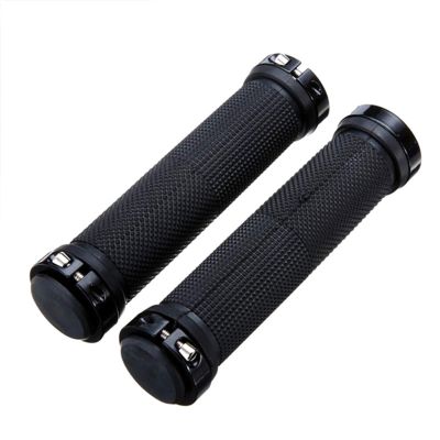 Bicycle Accessories Bicycle Handlebar Grips Skid-Proof MTB Road Cycling Hand Rest Rubber Lock On Bicycle Handlebars Grips Casing Sheath Cycling Part Bike Parts (Color : Black, Size : A)