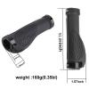 Bicycle Accessories Bicycle Handlebar Grips Skid-Proof MTB Road Cycling Hand Rest Rubber Lock On Bicycle Handlebars Grips Casing Sheath Cycling Part Bike Parts (Color : Black, Size : A) view 3