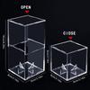 2PCS Baseball Display Case, UV Protected Acrylic Cube Baseball Holder Clear and Square, Sport Collectibles Memorabilia Collectors Display Box for Official Size Baseball view 2