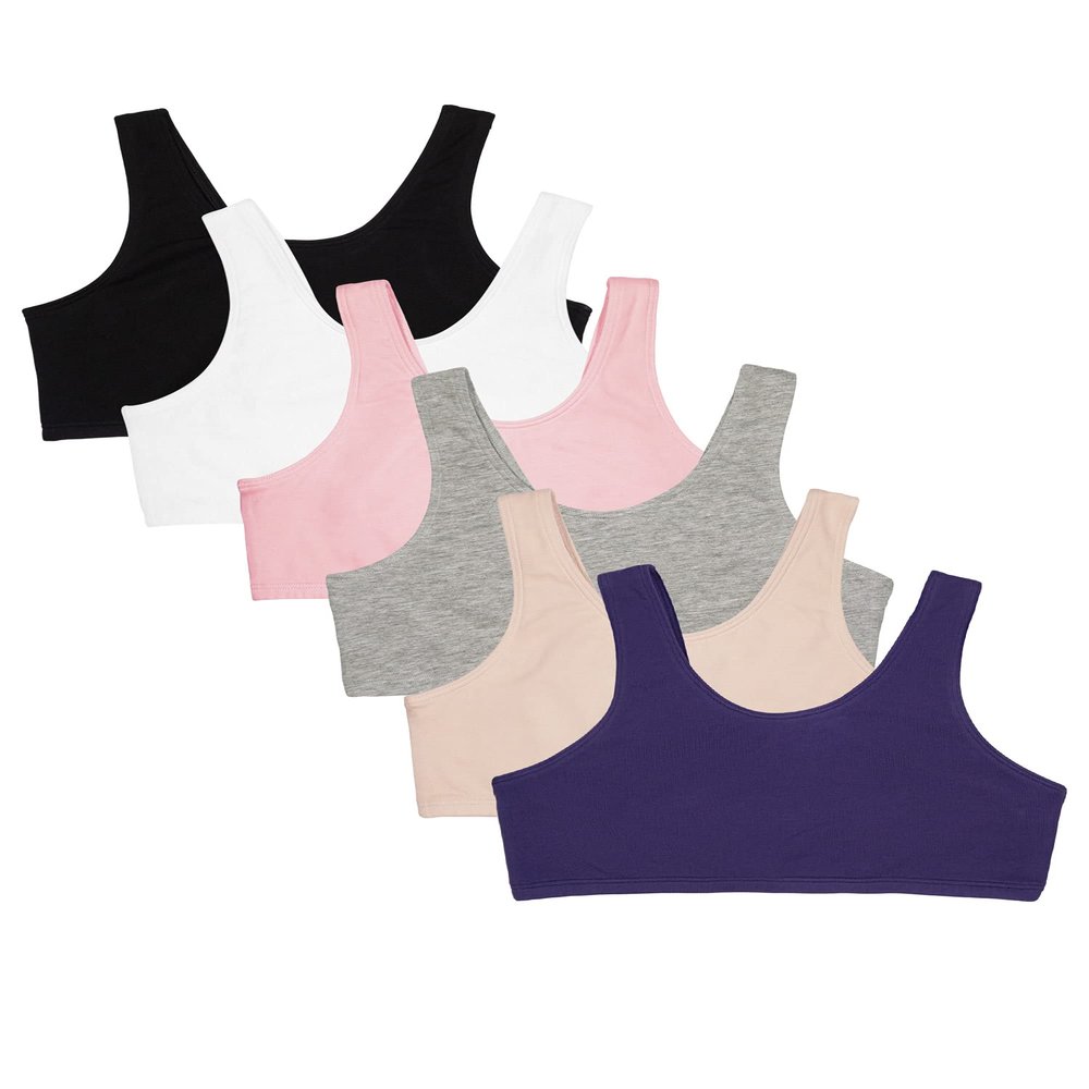 Cotton Built-Up Stretch Sports Bra