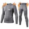 MeetHoo Mens Thermal Underwear Set, Compression Base Layer Sports Long Johns Fleece Lined Winter Gear Running Skiing view 2