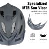 Bosoar Mountain Bike Helmet,Adult Cycling Helmet with Camera Mount and Detachable Visor for Men Women Youth,Suggested Fit 55-61 Cm view 3