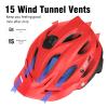 Bosoar Mountain Bike Helmet,Adult Cycling Helmet with Camera Mount and Detachable Visor for Men Women Youth,Suggested Fit 55-61 Cm view 4