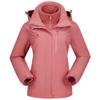 CAMEL CROWN Women's Waterproof Ski Jacket 3 in 1 Winter Coat Windbreaker Snowboard Jackets for Rain Snow Outdoor Hiking Pink XL view 1