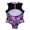 Freebily Kids Girls One Piece Ballet Dance Leotard Sleeveless Hollow Out Back Gymnastics Bodysuit Rose Red 4 Years view 4