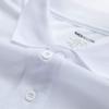 MOHEEN Mens White Long Sleeve Moisture Wicking Performance Polo Shirts Big&Tall Casual Solid Golf Pique Shirts 12132White-5XL view 4