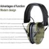 FUYOU 4 Mics Electronic Ear Protection Shooting Hearing Protection Ear Muff Gun Range-Noise Canceling Electronic Earmuff Hunting Sound Amplifier Ear Protector view 3