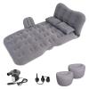 Ergocar Inflatable Bed MPV&SUV Car Air Mattress Electric Flocking with Pillows Foldable Airbed Leak-Proof Air Sofa Air Lounger for Camping, Hiking, Beach, Travelling-Gray view 1