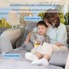Ergocar Inflatable Bed MPV&SUV Car Air Mattress Electric Flocking with Pillows Foldable Airbed Leak-Proof Air Sofa Air Lounger for Camping, Hiking, Beach, Travelling-Gray view 4