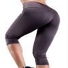 NELEUS 2 Pack Tummy Control High Waist Workout Yoga Capri Leggings Yoga Pants,9027,Black,Grey,L,EU XL view 4