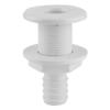 Acouto bilge pump hose thru hull fittings for boats-1in Nylon Plastic Marine Thru Hull Bilge Pump Hose Aerator Fitting for Boat Yacht Sail RV Truck view 2