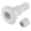 Acouto bilge pump hose thru hull fittings for boats-1in Nylon Plastic Marine Thru Hull Bilge Pump Hose Aerator Fitting for Boat Yacht Sail RV Truck view 4
